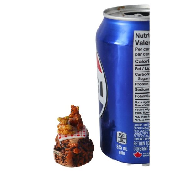 Vintage Mini Miniature Paul Cardew Teddy Bear Picnic Tea Pot Teapot - Picture 7 of 7